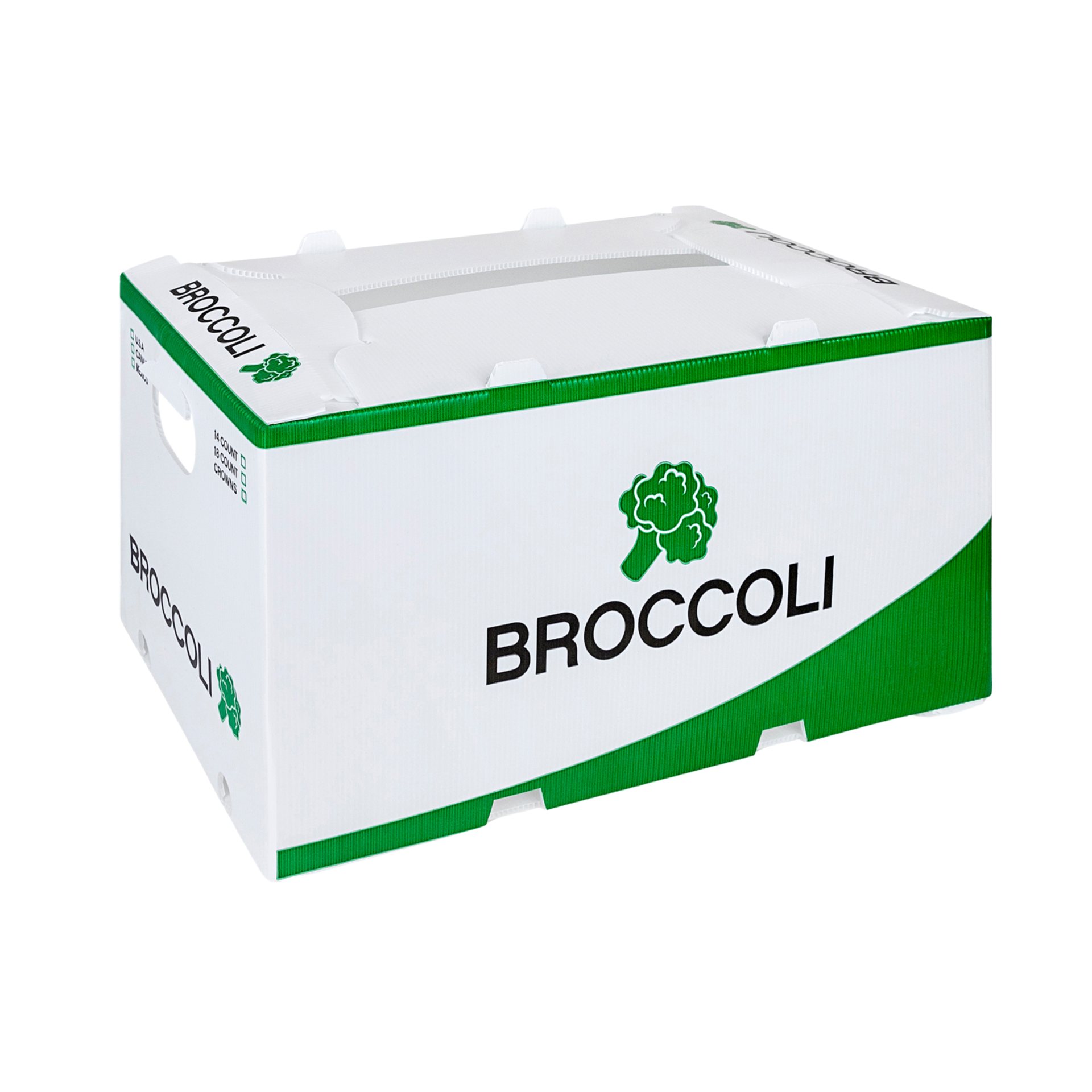 Plastic corrugated box